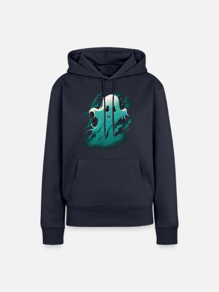 Ghost Design - Frauen Premium Bio Hoodie - Navy