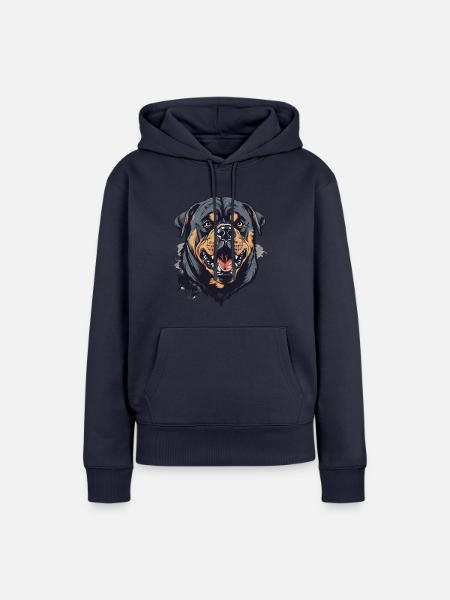 Rottweiler - Frauen Premium Bio Hoodie - Navy