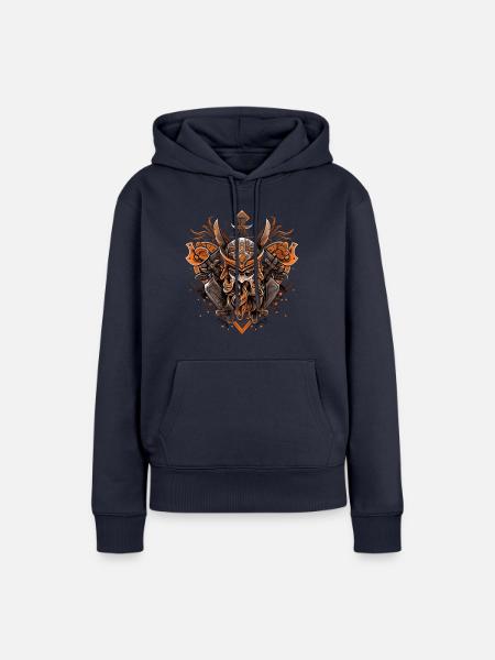 Knut - Frauen Premium Bio Hoodie - Navy
