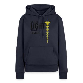 Lucioles Firefly Lightning Bug Insect Collector - Sweat à capuche Premium bio Femme - bleu marine - Devant - Julia (174cm)