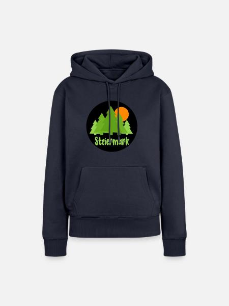 Steiermark - Frauen Premium Bio Hoodie - Navy
