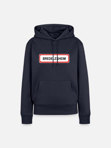 Bredelesheim | - Frauen Premium Bio Hoodie - Navy