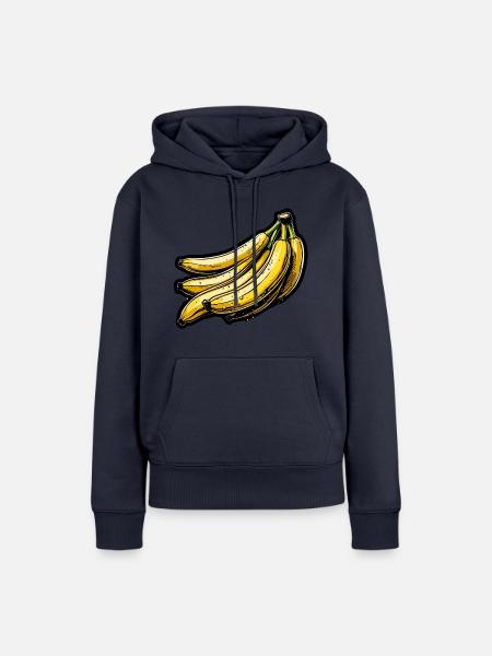 Lebensmittel / Obst / Markt / Vitamine / Design - Frauen Premium Bio Hoodie - Navy