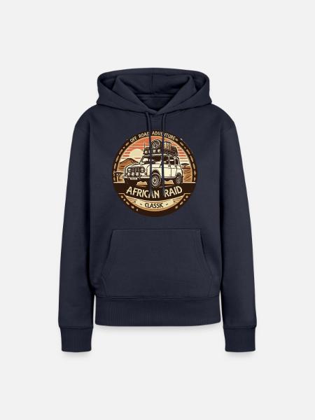 AFRIKANISCHER ÜBERFALL IN 4L - Frauen Premium Bio Hoodie - Navy