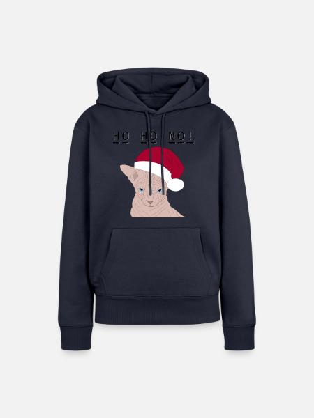 Ho ho nein! - Frauen Premium Bio Hoodie - Navy