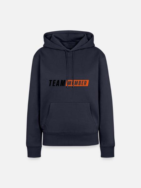 team member - Frauen Premium Bio Hoodie - Navy