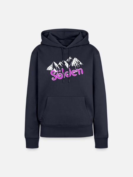 Sölden - Frauen Premium Bio Hoodie - Navy