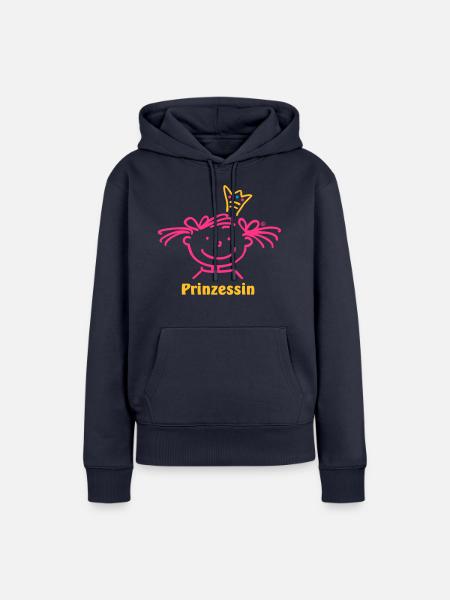 Prinzessin - Frauen Premium Bio Hoodie - Navy