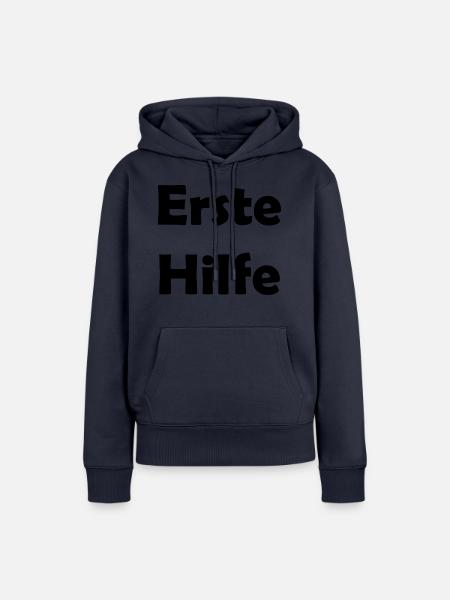 Erste Hilfe - Frauen Premium Bio Hoodie - Navy