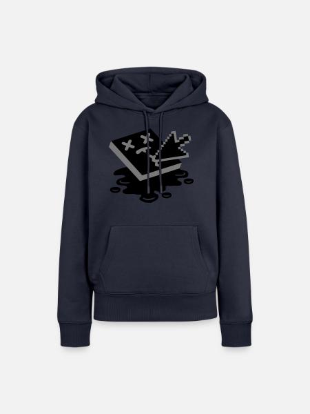 Dead Pixel - Frauen Premium Bio Hoodie - Navy