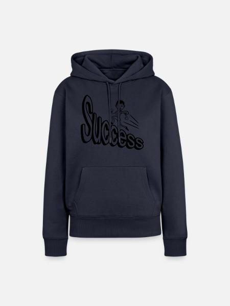 erfolg - Frauen Premium Bio Hoodie - Navy