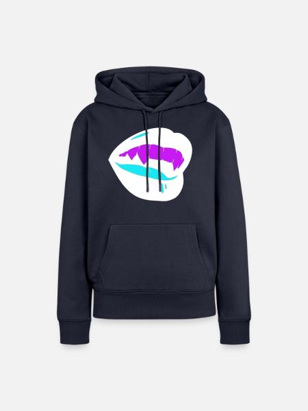 Mund - Frauen Premium Bio Hoodie - Navy