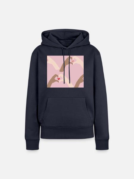 Zusammen - Frauen Premium Bio Hoodie - Navy