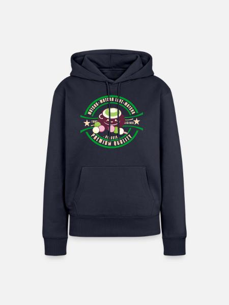 Japan - Matcha - Frauen Premium Bio Hoodie - Navy