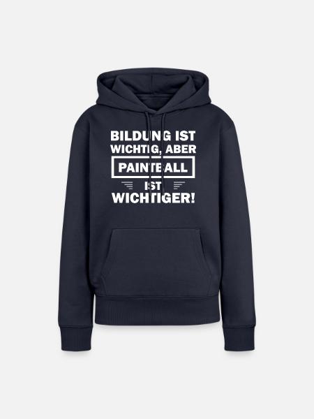 Paintball Airsoft - Frauen Premium Bio Hoodie - Navy