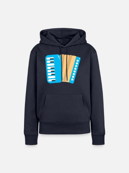 Akkordeon - Frauen Premium Bio Hoodie - Navy
