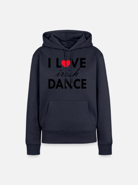 Dancing Dance Music - Frauen Premium Bio Hoodie - Navy