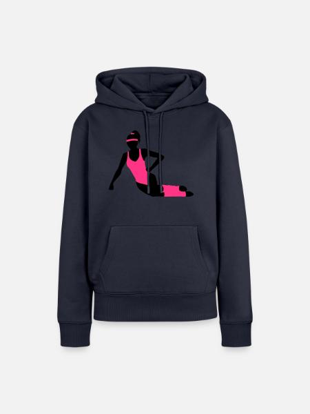 Aerobic - Frauen Premium Bio Hoodie - Navy
