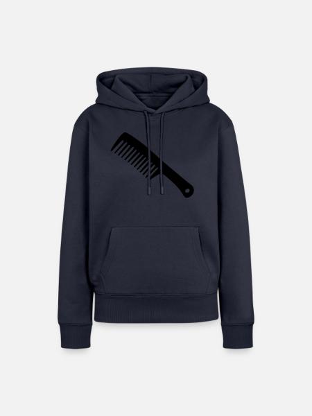 Kamm - Frauen Premium Bio Hoodie - Navy