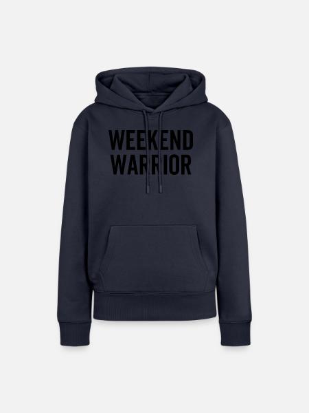 Wochenendkrieger - Frauen Premium Bio Hoodie - Navy