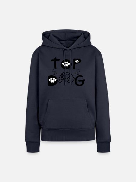 Top Dog - Frauen Premium Bio Hoodie - Navy