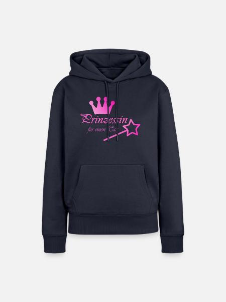 Prinzessin - Frauen Premium Bio Hoodie - Navy