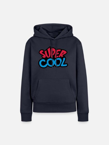 Super Cool - Frauen Premium Bio Hoodie - Navy