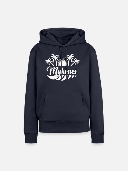mykonos - Frauen Premium Bio Hoodie - Navy