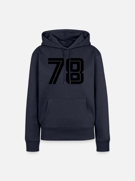 78 - Frauen Premium Bio Hoodie - Navy