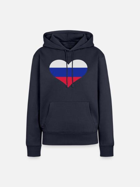 Slowenien - Frauen Premium Bio Hoodie - Navy