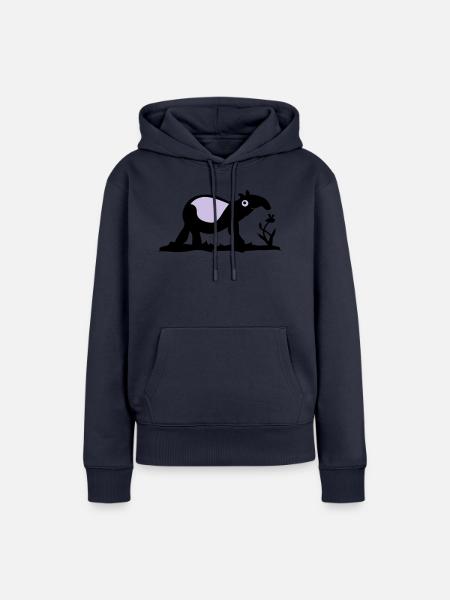 Tapir - Frauen Premium Bio Hoodie - Navy