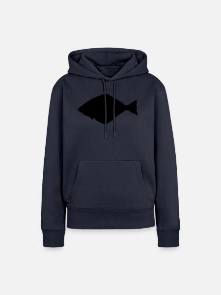 Heilbutt II - Frauen Premium Bio Hoodie - Navy