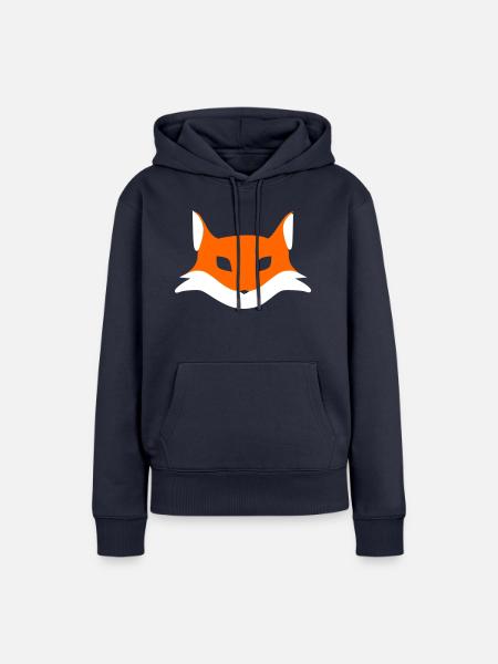 Fuchskopf - Frauen Premium Bio Hoodie - Navy