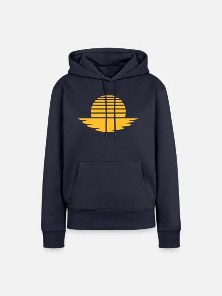 Sunrise - Frauen Premium Bio Hoodie - Navy