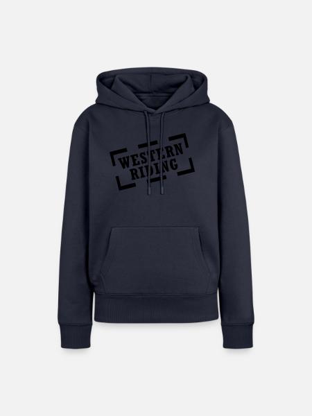 western riding - Frauen Premium Bio Hoodie - Navy