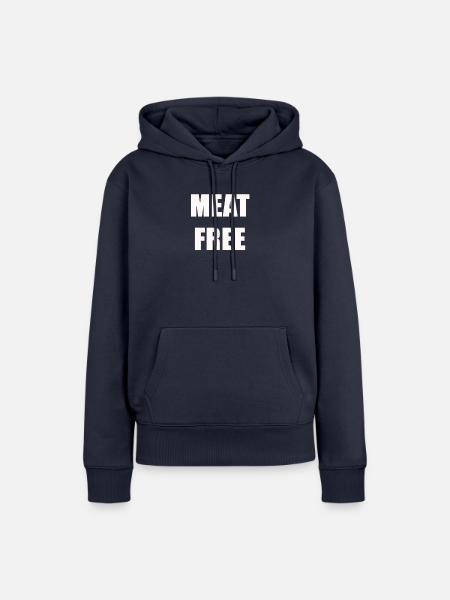 Fleischfrei - Frauen Premium Bio Hoodie - Navy