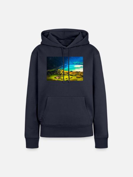 SEELICHT - Frauen Premium Bio Hoodie - Navy