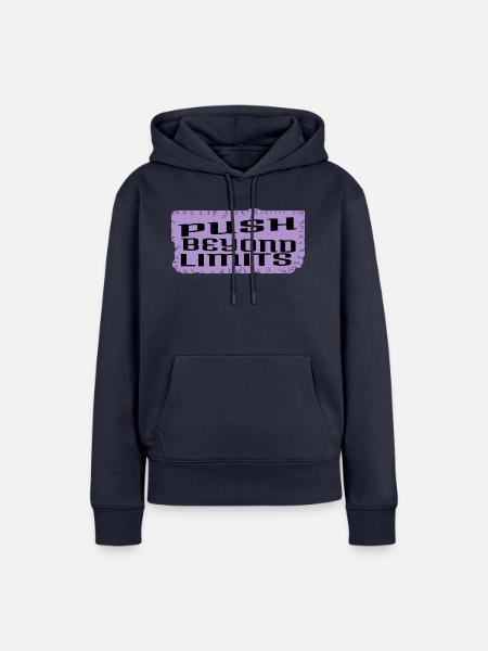 quote mental endurance awesome - Frauen Premium Bio Hoodie - Navy