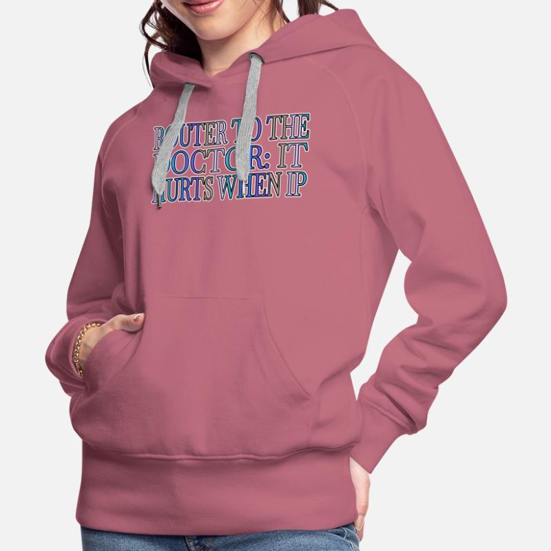 hacking white hat hacking information security Frauen Premium Bio Hoodie