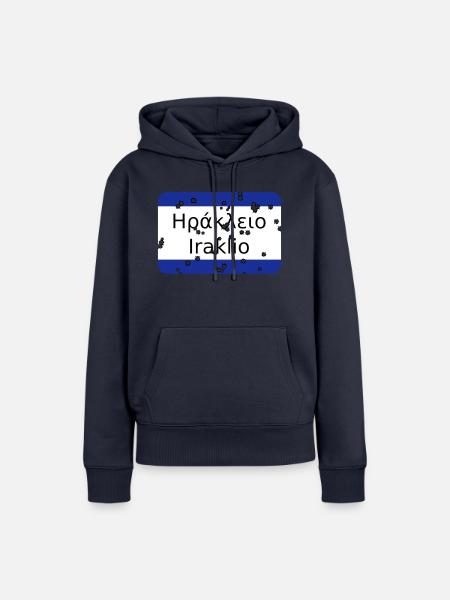 mg irakleio - Frauen Premium Bio Hoodie - Navy