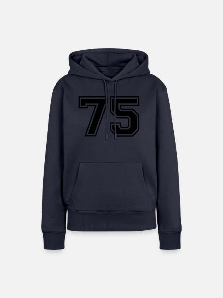 75 - Frauen Premium Bio Hoodie - Navy