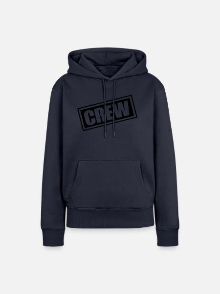 Crew - Frauen Premium Bio Hoodie - Navy