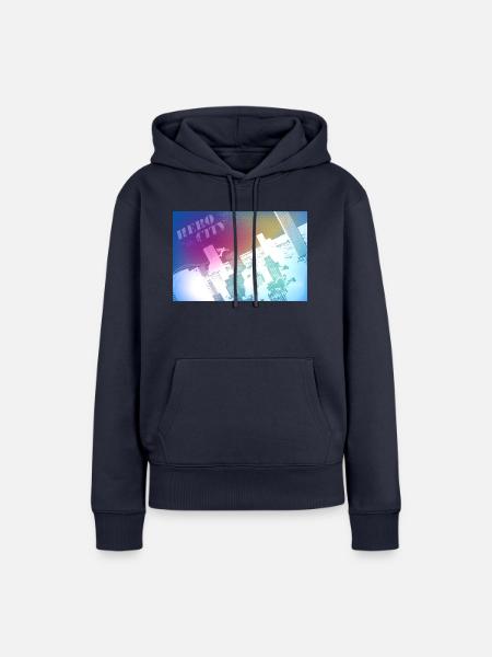 Heldenstadt - Frauen Premium Bio Hoodie - Navy