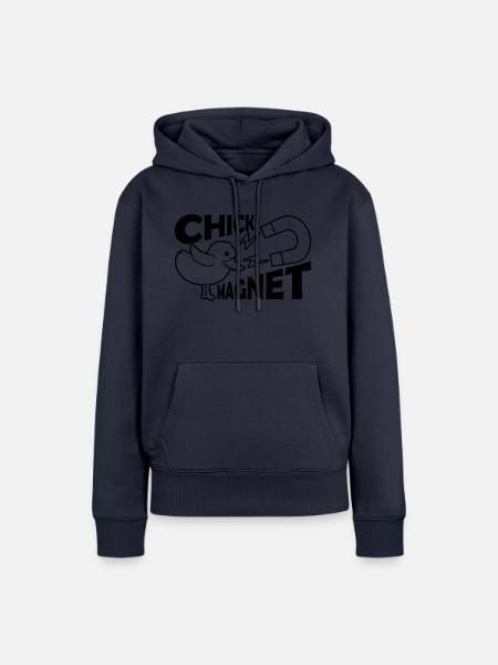 Herzensbrecher Chick Magnet Casanova - Frauen Premium Bio Hoodie - Navy
