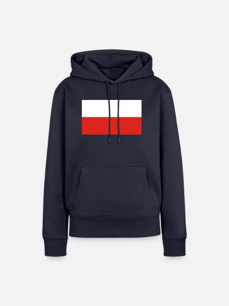 Polen - Frauen Premium Bio Hoodie - Navy