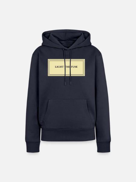 Zünden Sie die Sicherung - Frauen Premium Bio Hoodie - Navy