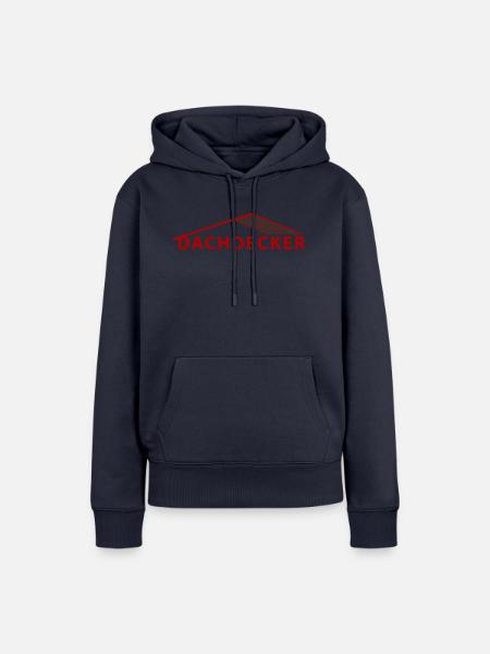 dachdecker_2 - Frauen Premium Bio Hoodie - Navy