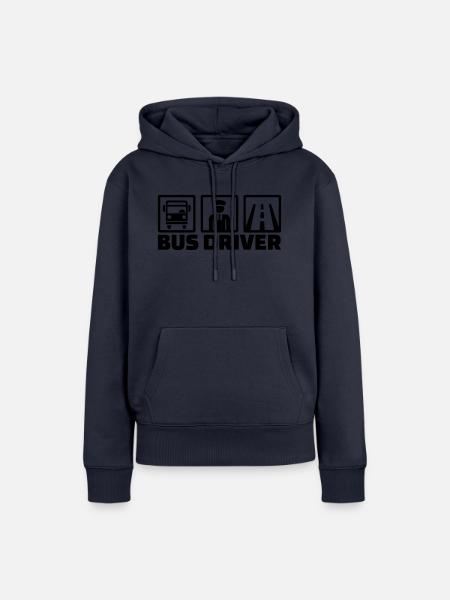 Busfahrer - Frauen Premium Bio Hoodie - Navy