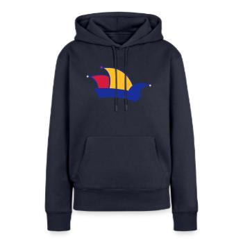 Carnival fools cap - Women’s Premium Organic Hoodie - navy - Front - Julia (174cm)