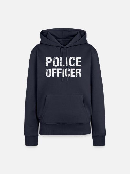 Police Officer - Frauen Premium Bio Hoodie - Navy